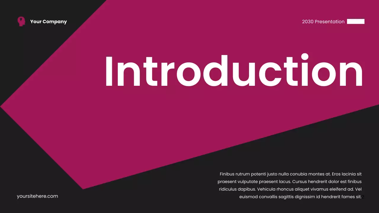 Magenta Modern Creative Agency Pitch Presentation