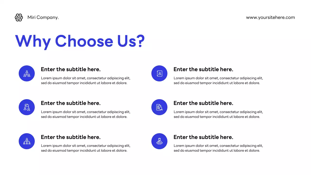 Blue Modern Cybersecurity Agency Pitch Presentation