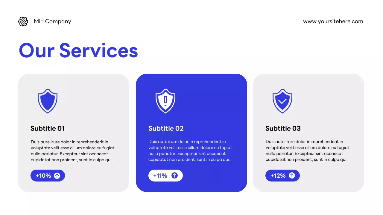 Blue Modern Cybersecurity Agency Pitch Presentation