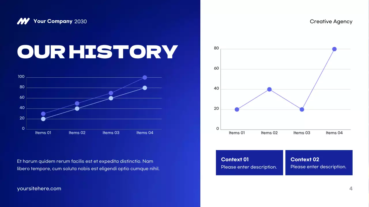 Blue Modern Creative Agency Pitch Presentation