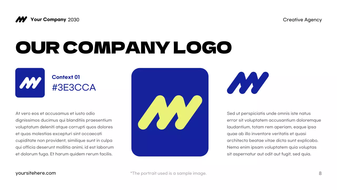 Blue Modern Creative Agency Pitch Presentation