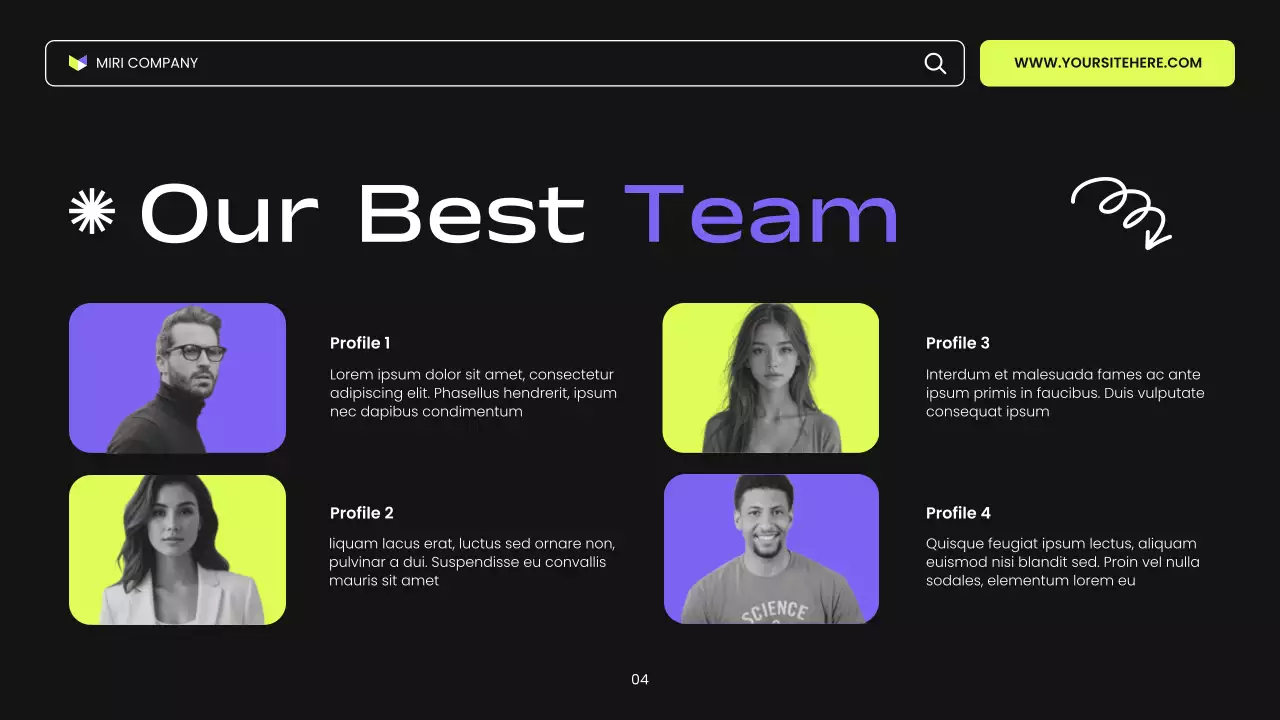 Black Purple and Green Trendy Digital Marketing Presentation