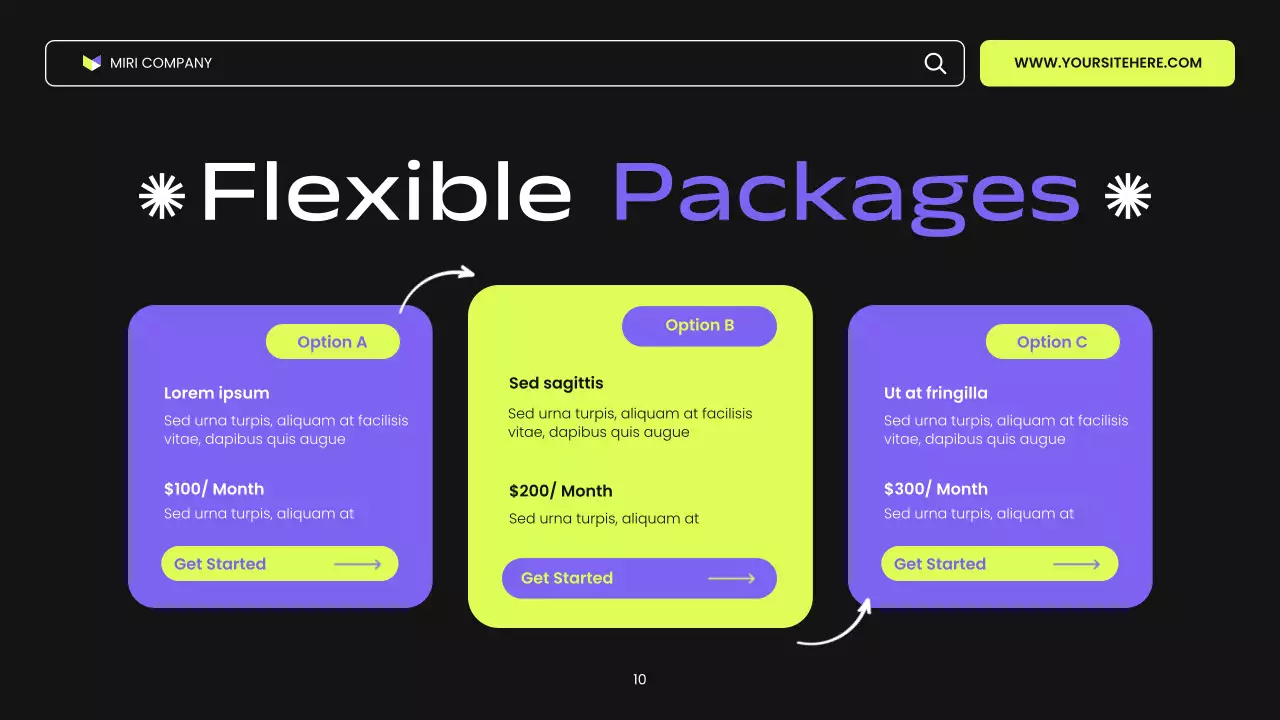 Black Purple and Green Trendy Digital Marketing Presentation