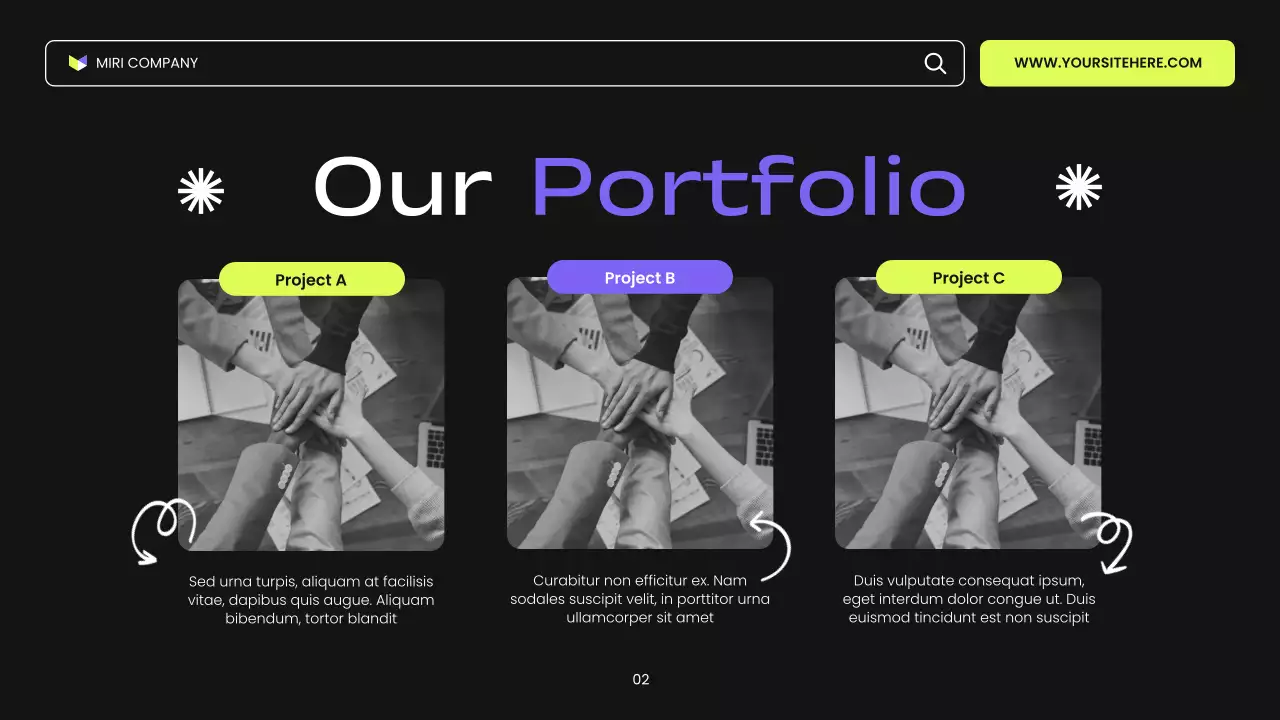 Black Purple and Green Trendy Digital Marketing Presentation