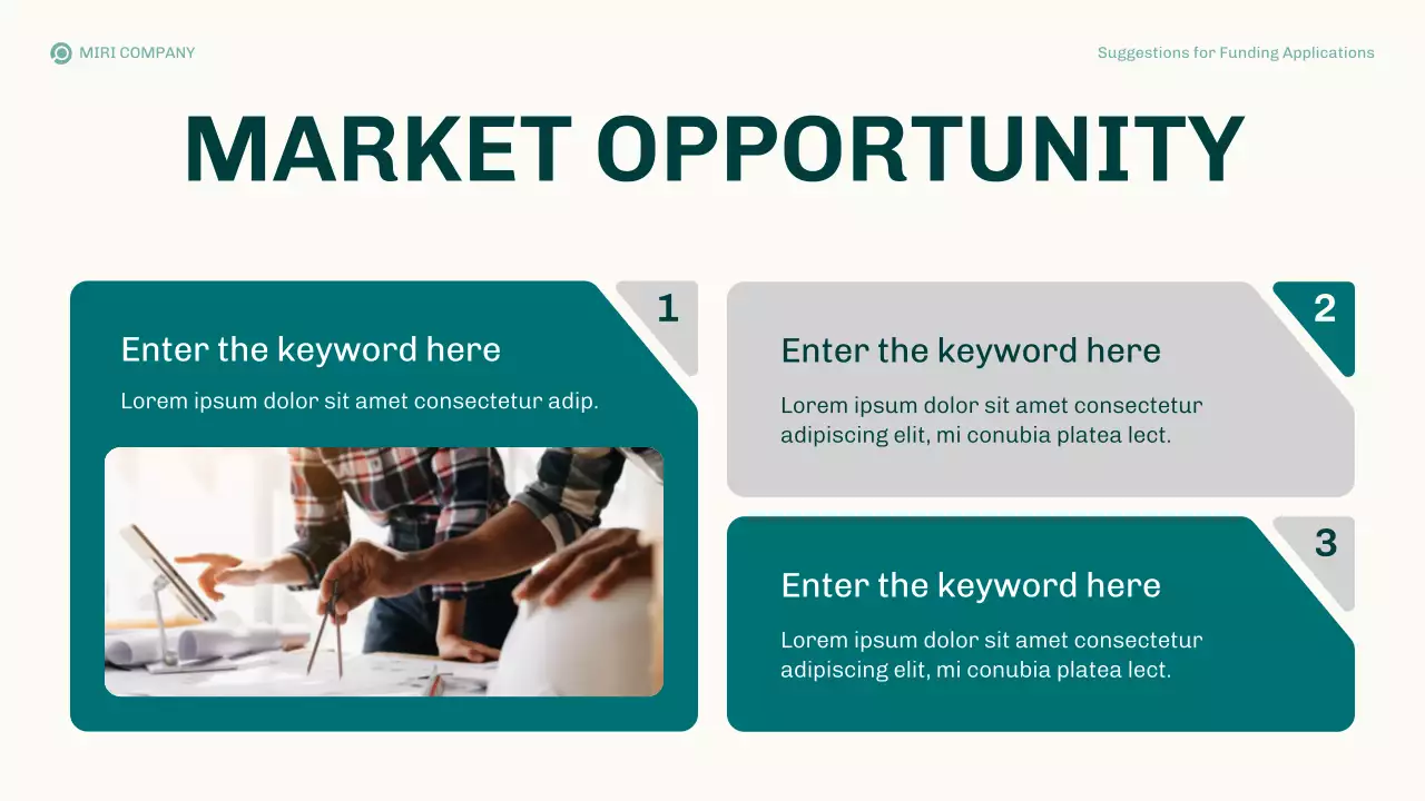 Teal Modern Funding Proposals Business Plan Presentation