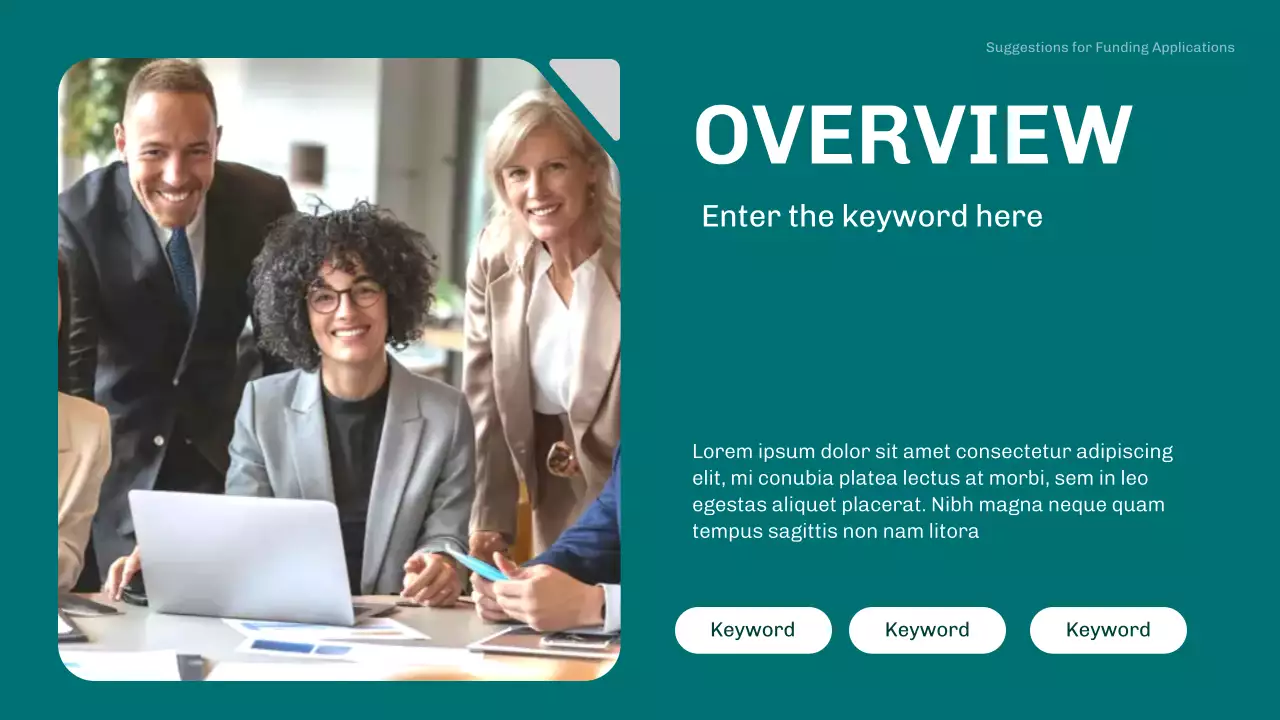 Teal Modern Funding Proposals Business Plan Presentation