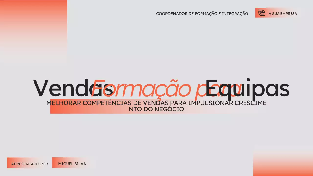 Curso de Vendas Modernas Orange