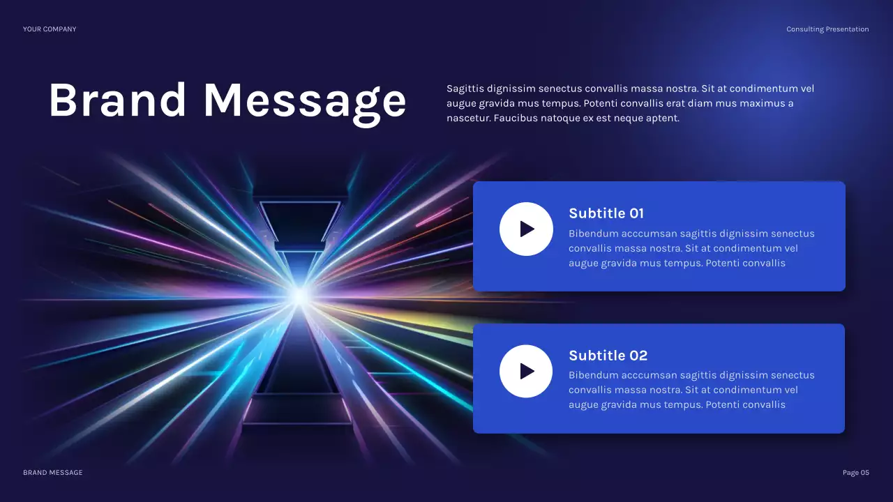 Blue Modern IT Solution Presentation