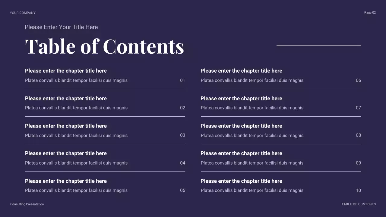 Navy Professional Legal Consulting Presentation