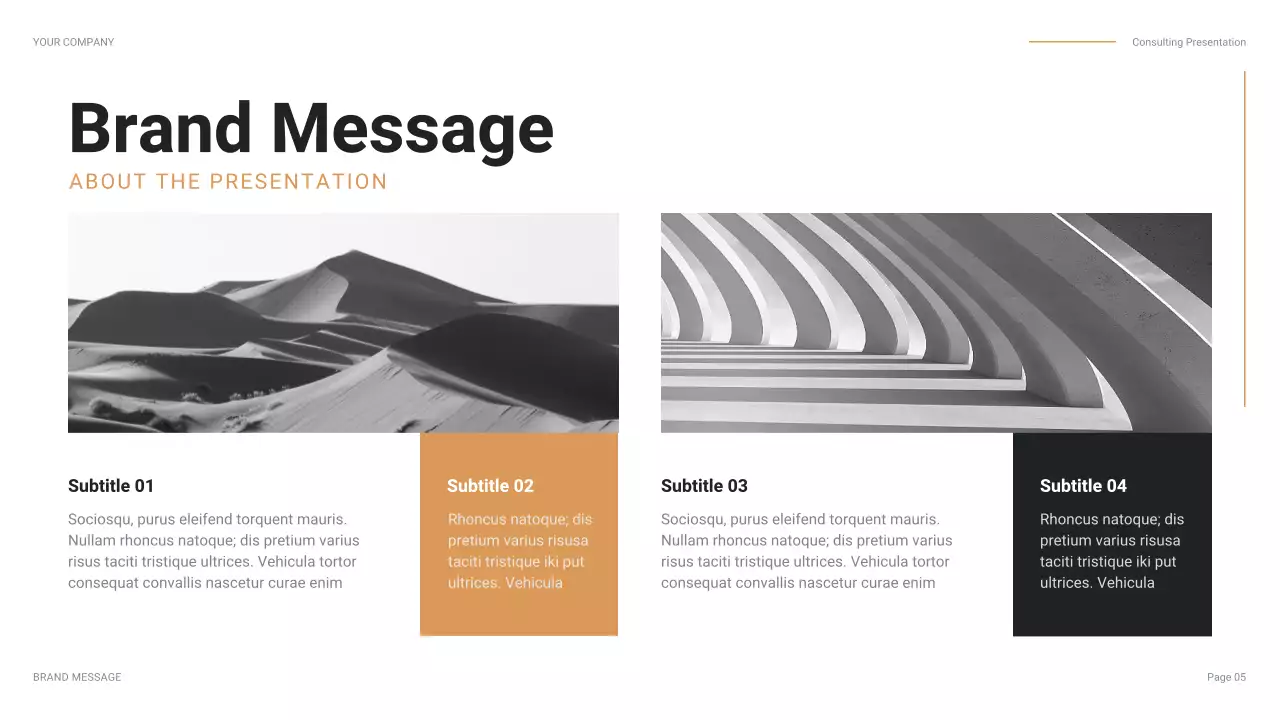 Orange Modern IT Solution Presentation