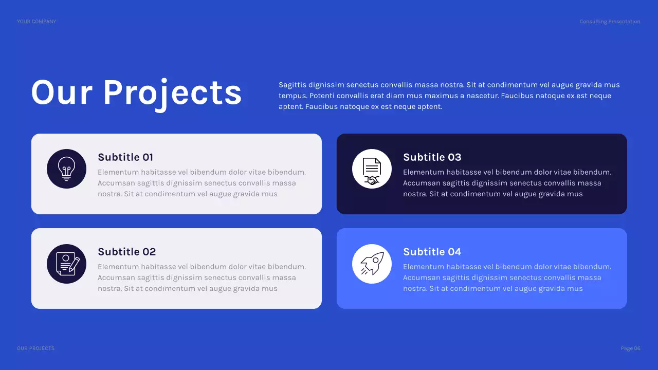 Blue Modern IT Solution Presentation