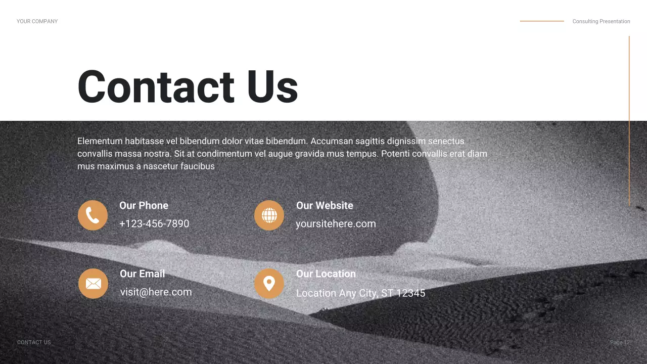 Orange Modern IT Solution Presentation