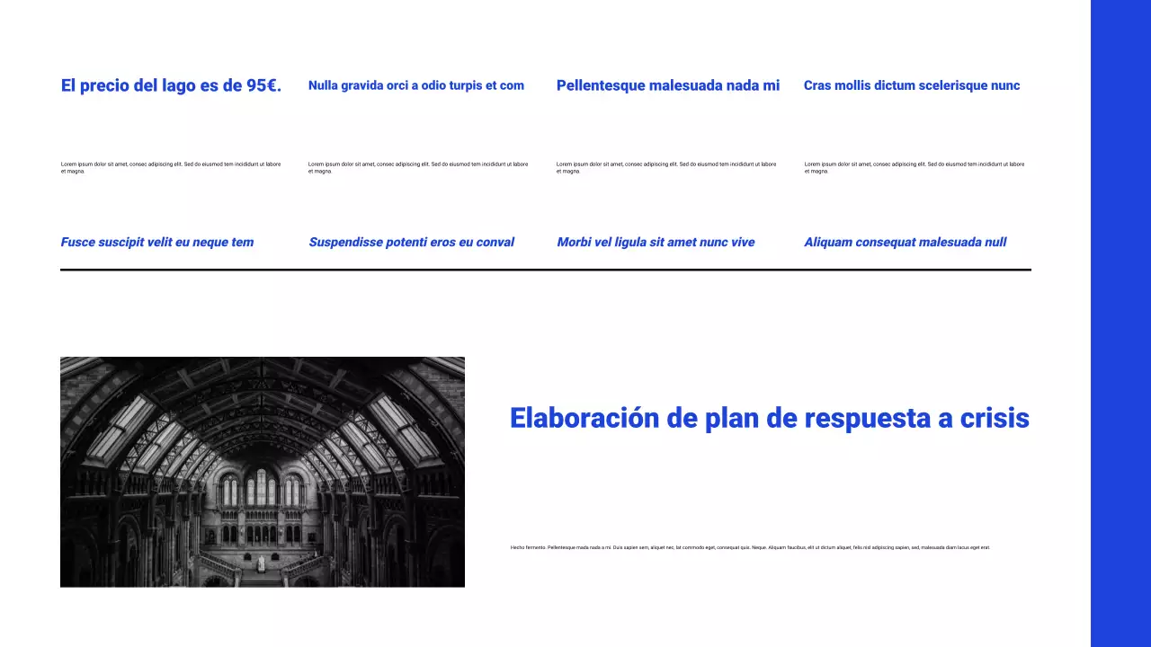 Presentación del seminario web Blanco y Azul