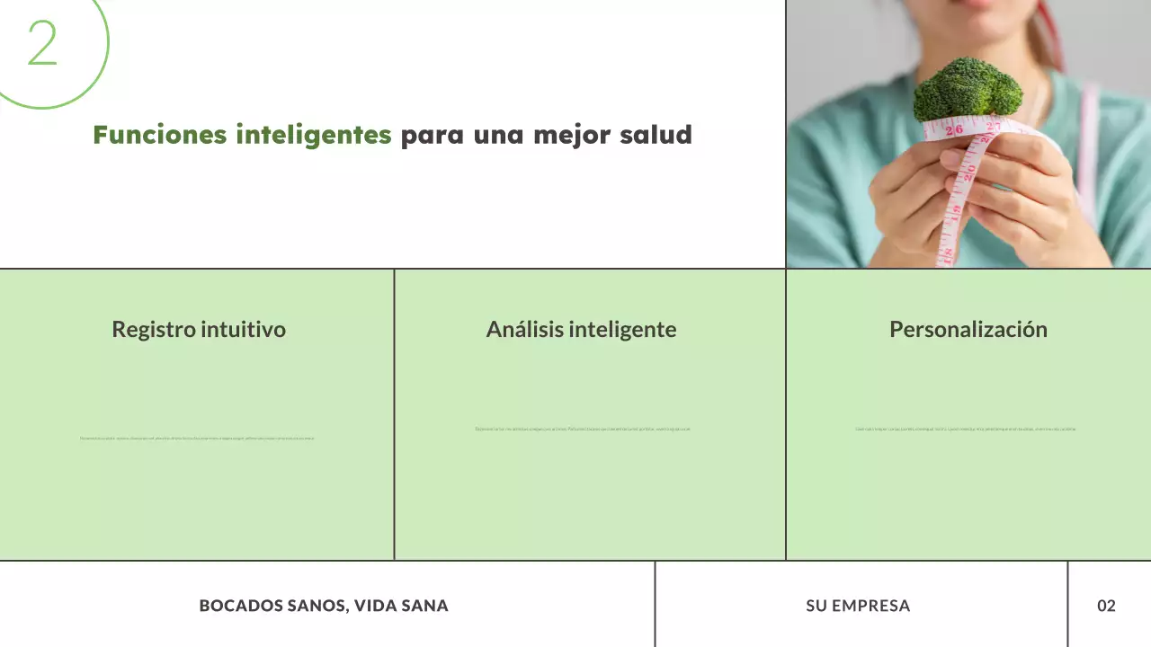 Rastreador de alimentos ecológicos modernos