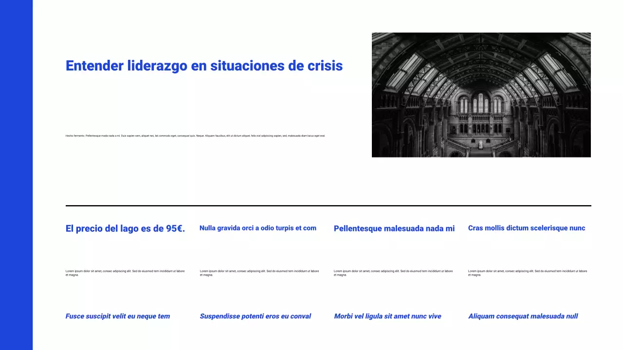 Presentación del seminario web Blanco y Azul