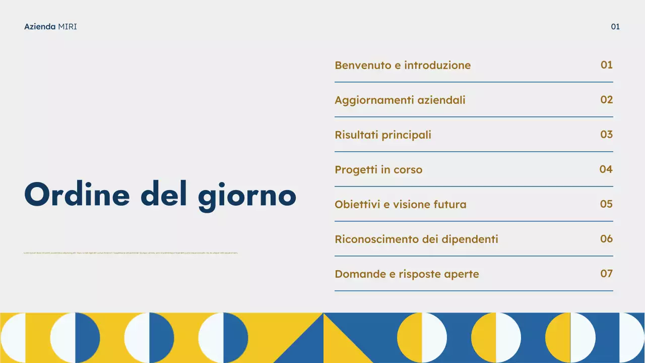 Presentazione del Municipio Blu