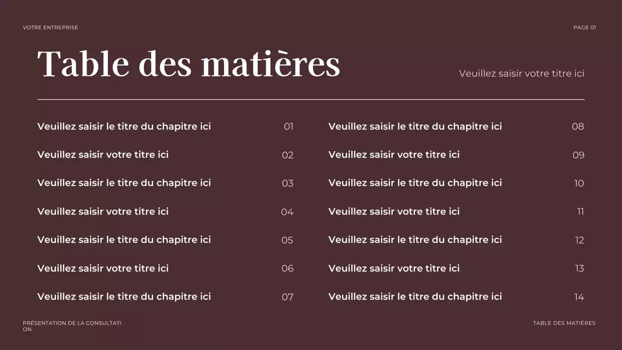 brown professional legal presentation