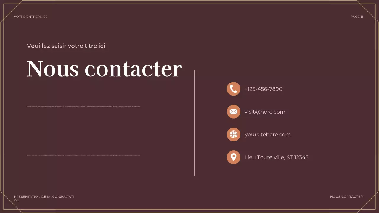 brown professional legal presentation