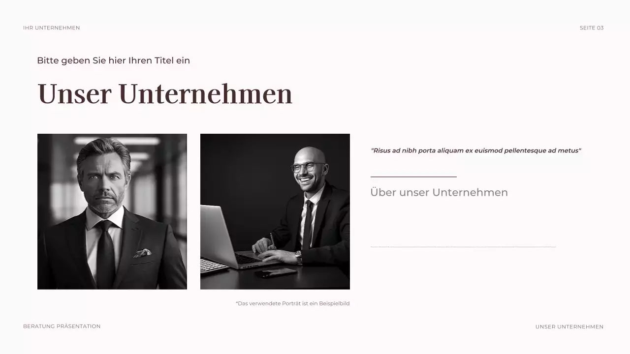 braune professionelle juristische Präsentation