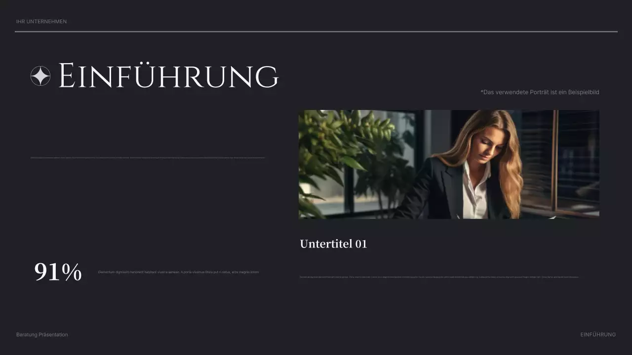 black modern consulting Präsentation