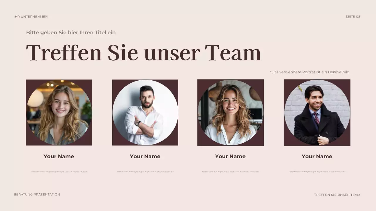 braune professionelle juristische Präsentation