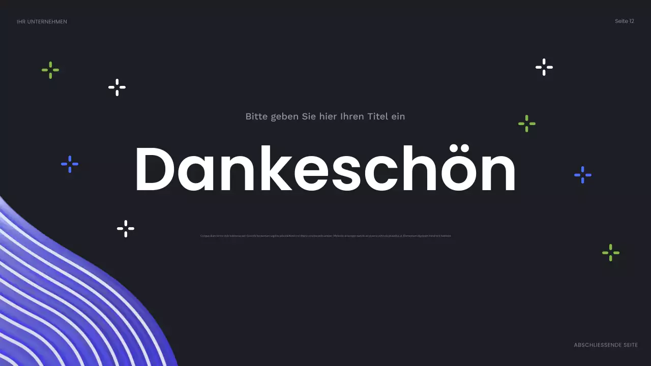 blaue abstrakte Geschäftspräsentation