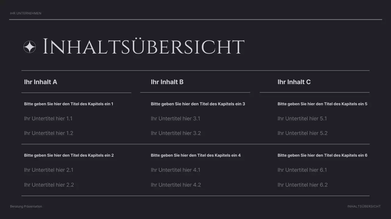 black modern consulting Präsentation