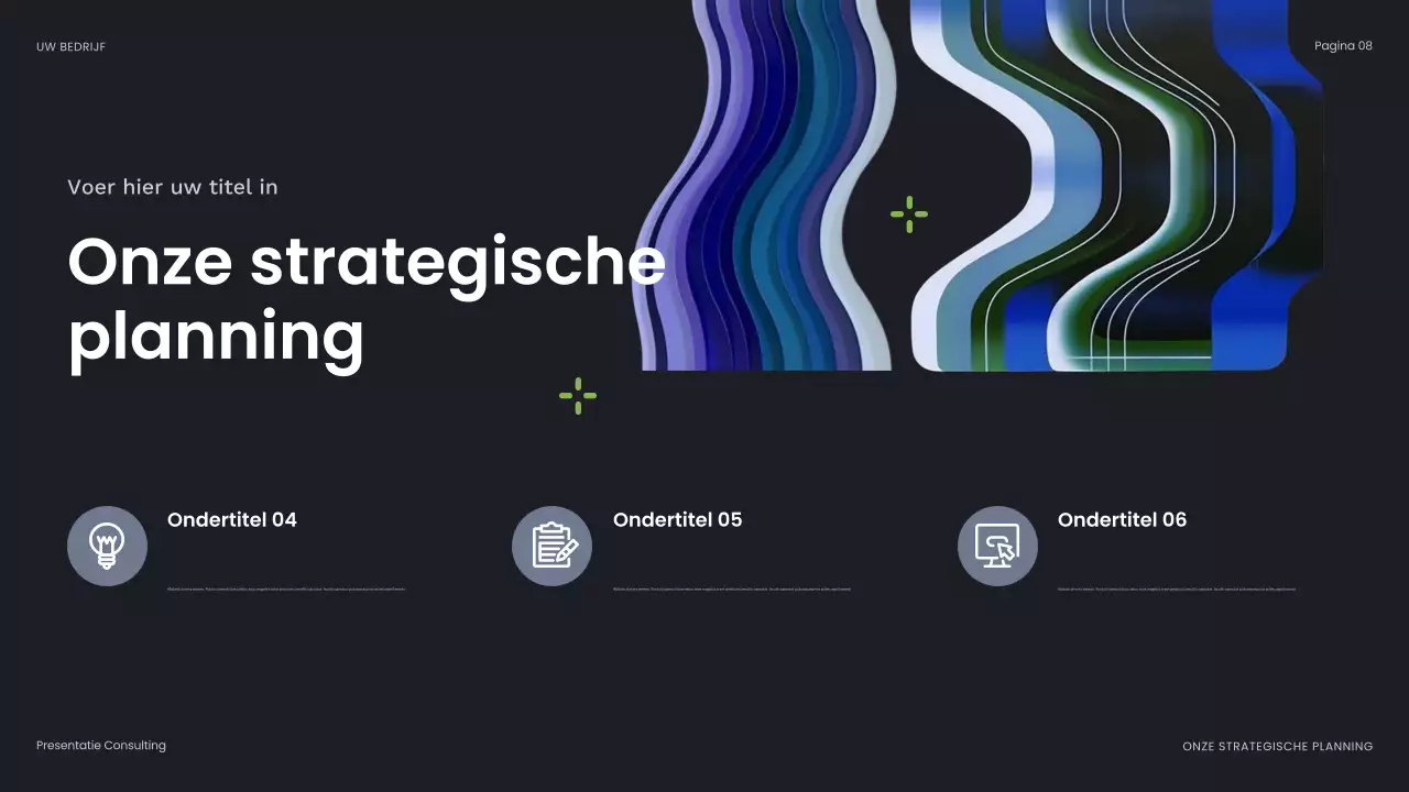 blauwe abstracte bedrijfspresentatie