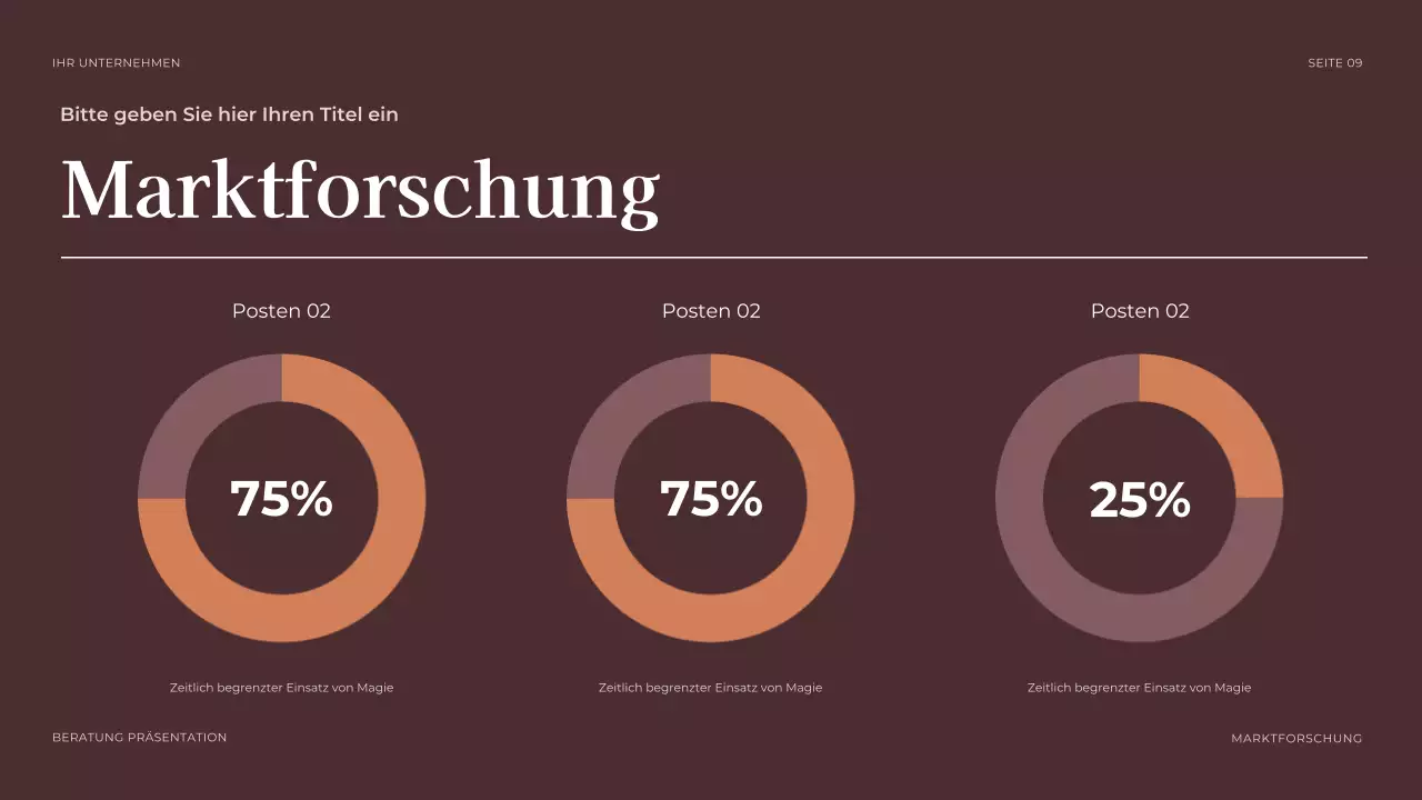braune professionelle juristische Präsentation