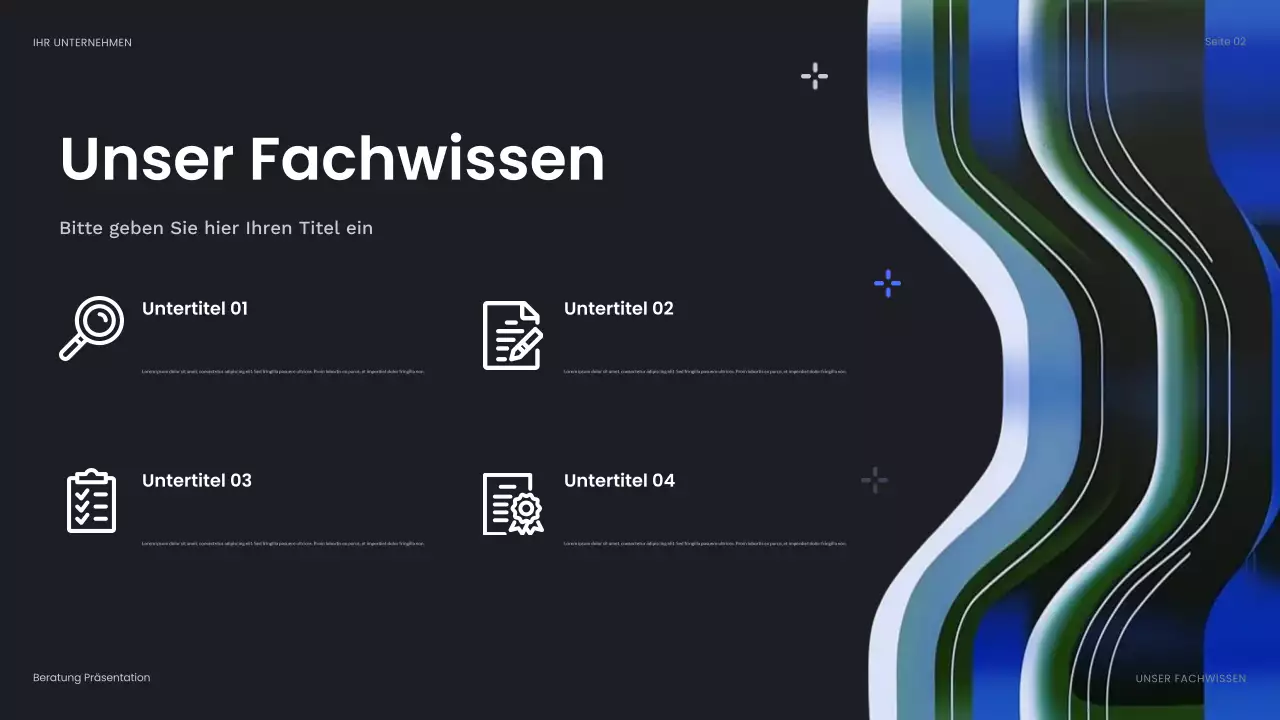 blaue abstrakte Geschäftspräsentation