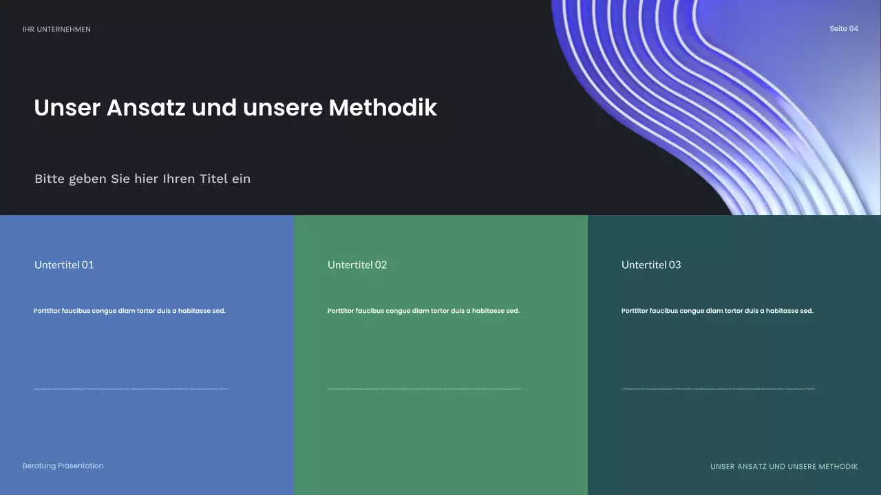 blaue abstrakte Geschäftspräsentation