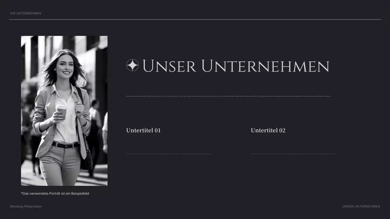 black modern consulting Präsentation