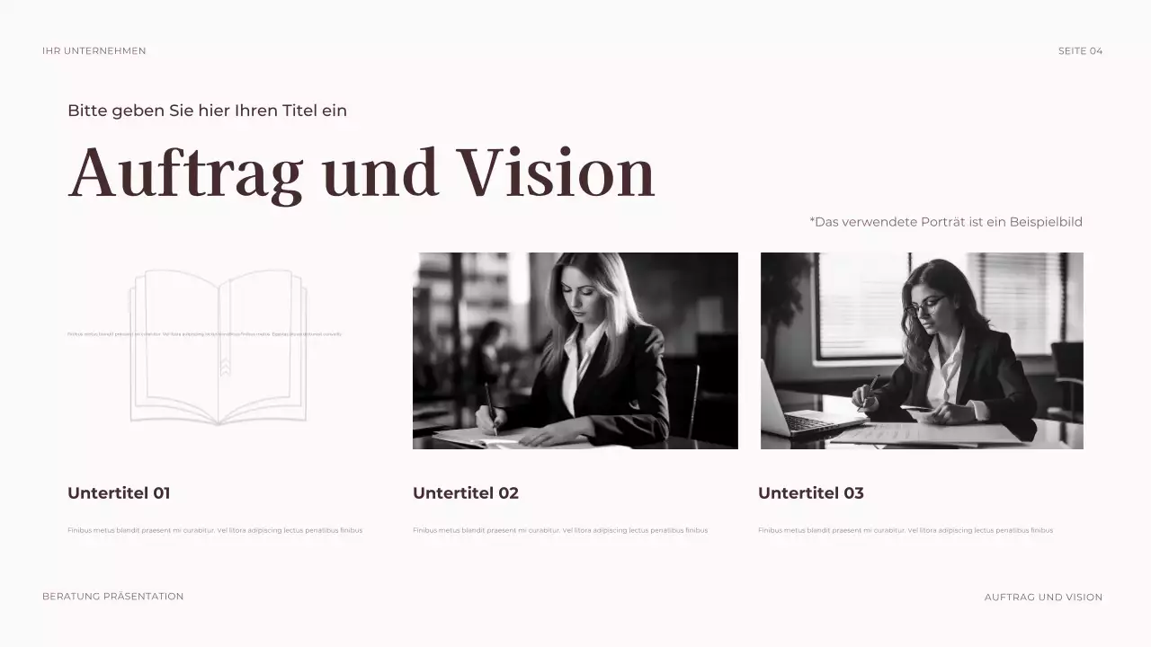 braune professionelle juristische Präsentation