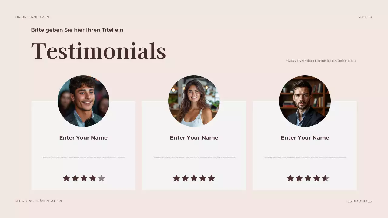 braune professionelle juristische Präsentation