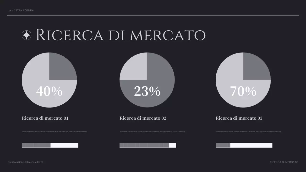 presentazione di black modern consulting