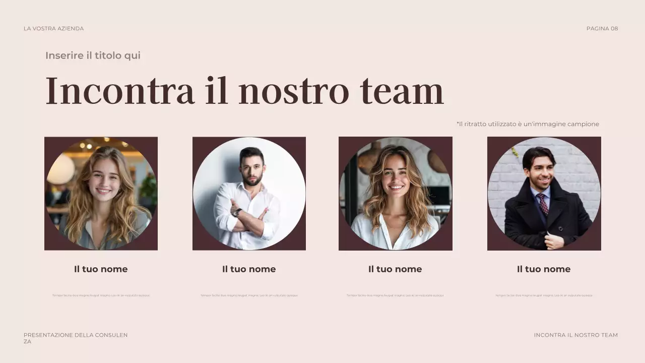 presentazione legale professionale di brown