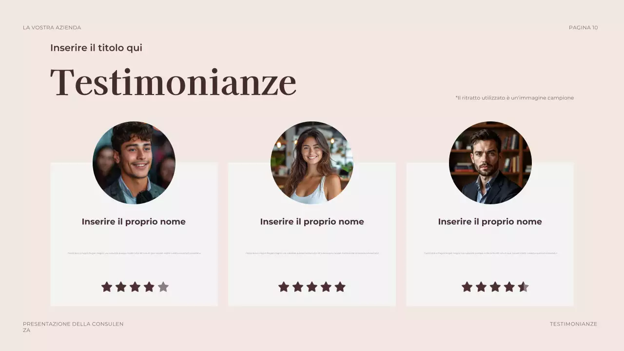 presentazione legale professionale di brown