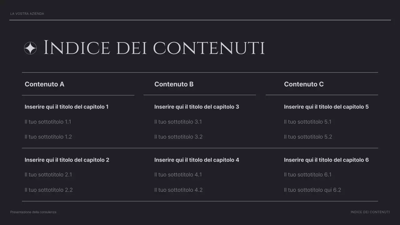 presentazione di black modern consulting