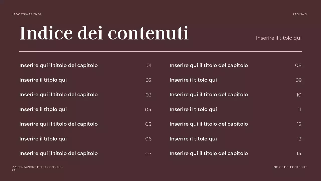 presentazione legale professionale di brown