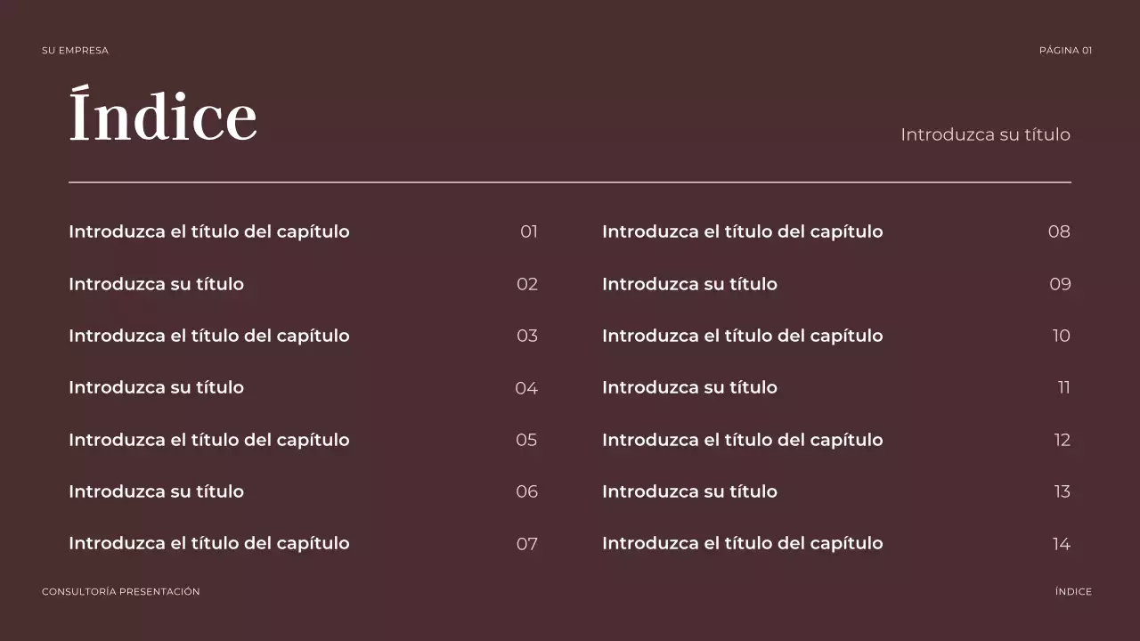 brown presentación jurídica profesional