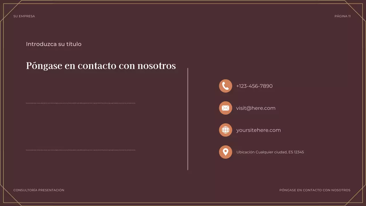 brown presentación jurídica profesional