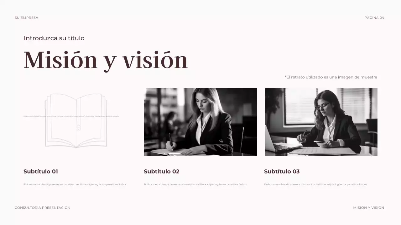 brown presentación jurídica profesional