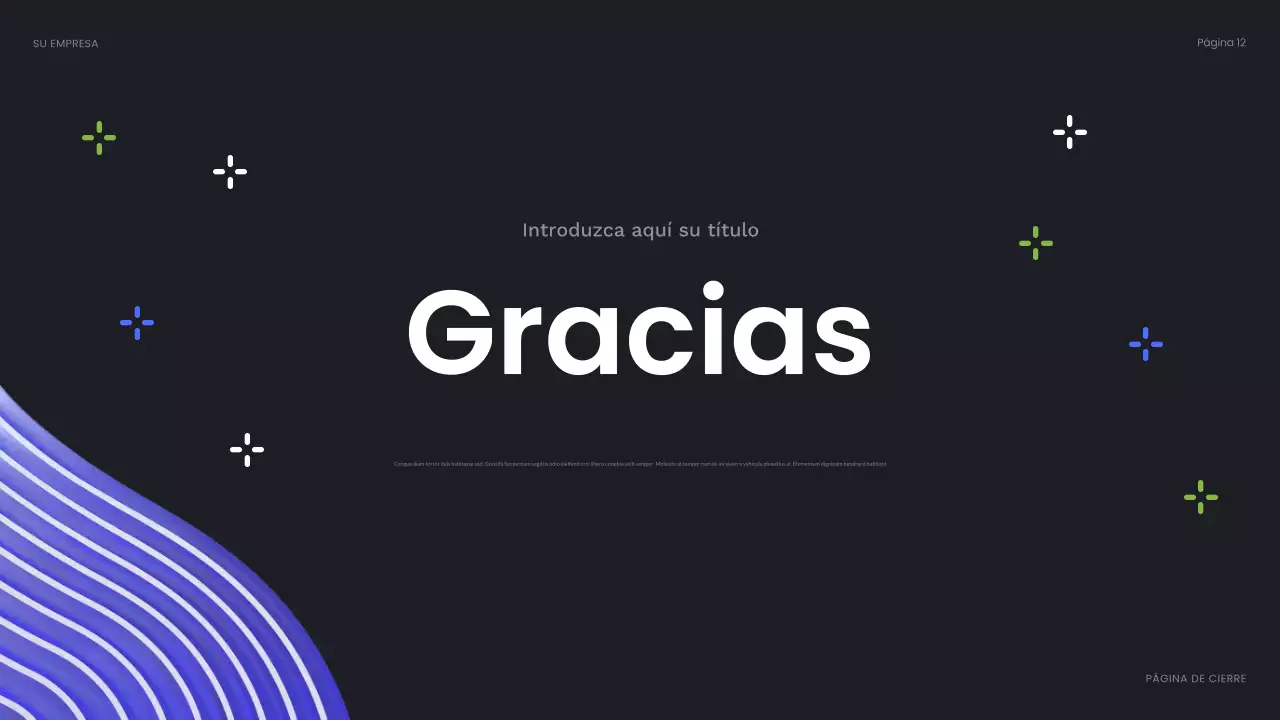 blue abstract business presentation