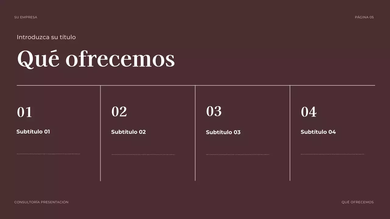 brown presentación jurídica profesional