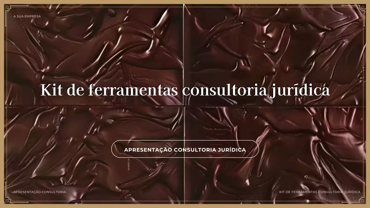 apresentação jurídica profissional brown