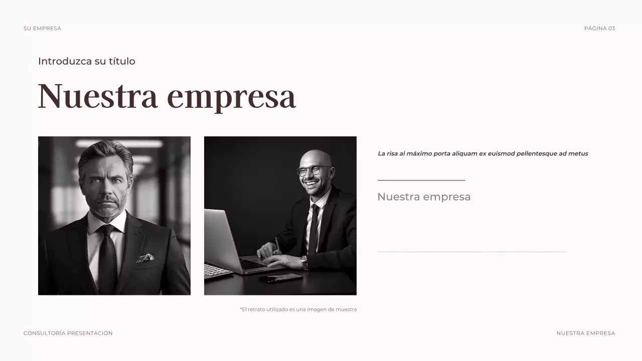 brown presentación jurídica profesional