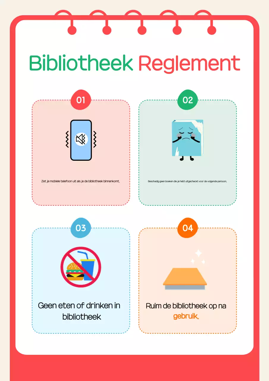 Een gids voor de rode gezellige bibliotheek