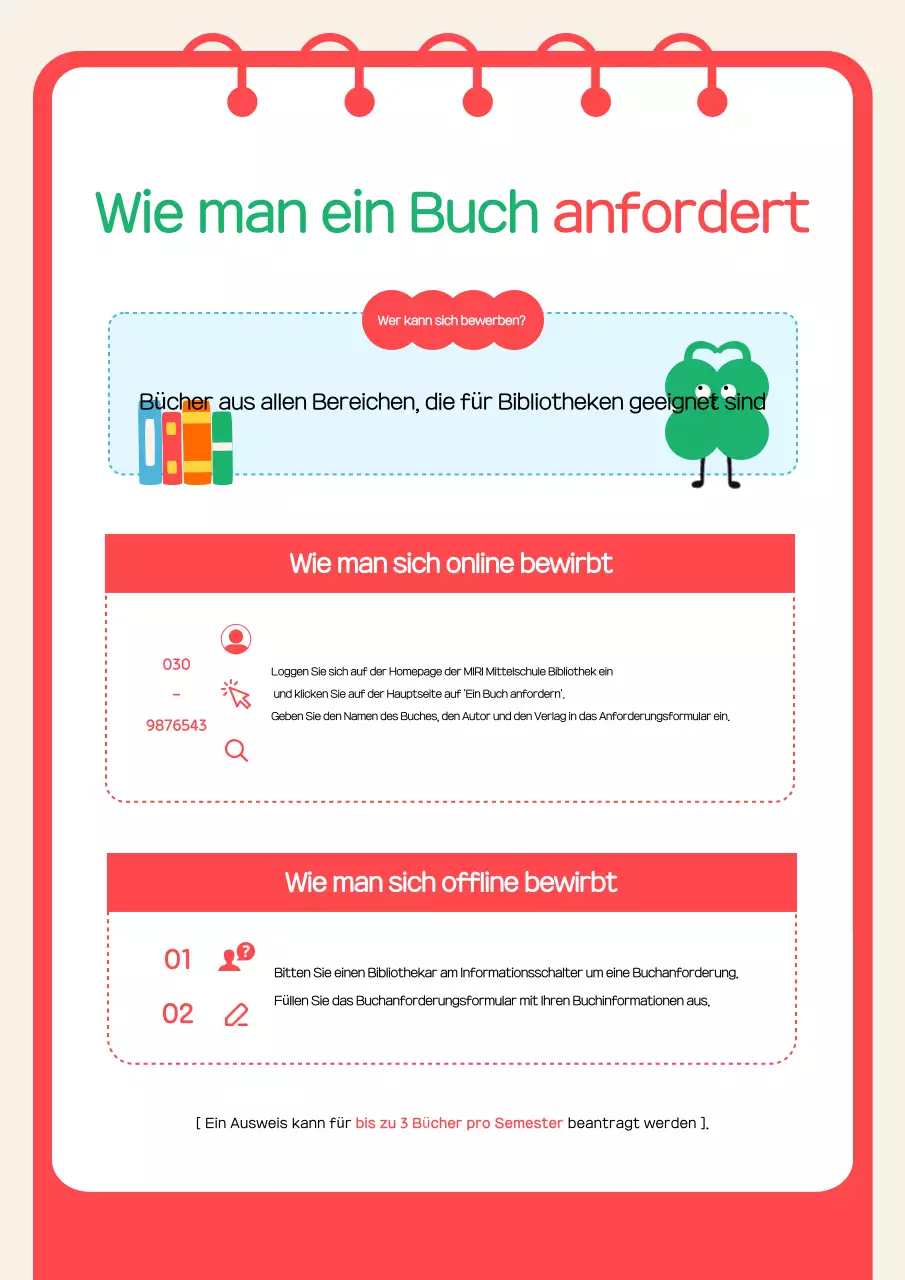 Ein Leitfaden für die rote gemütliche Bibliothek