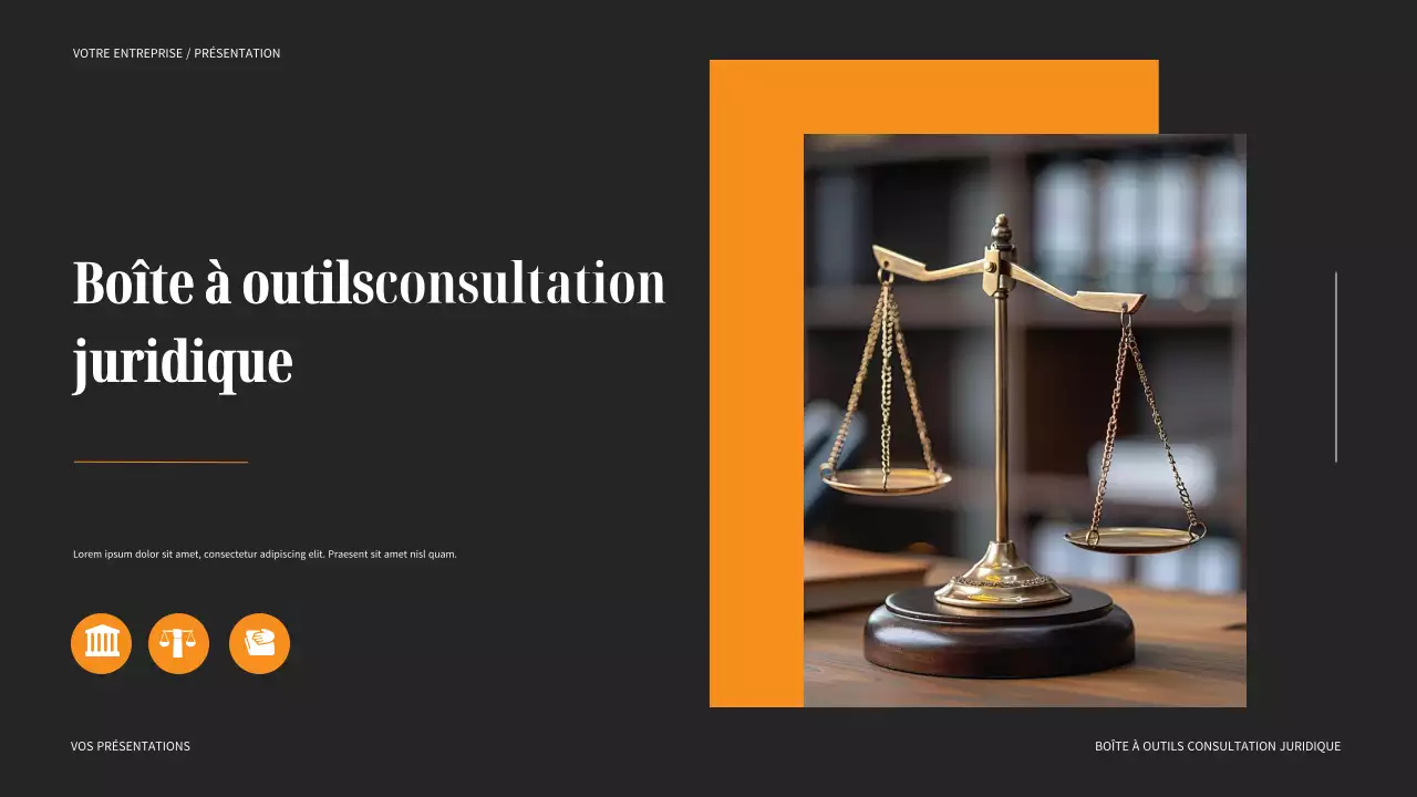 guide juridique moderne noir