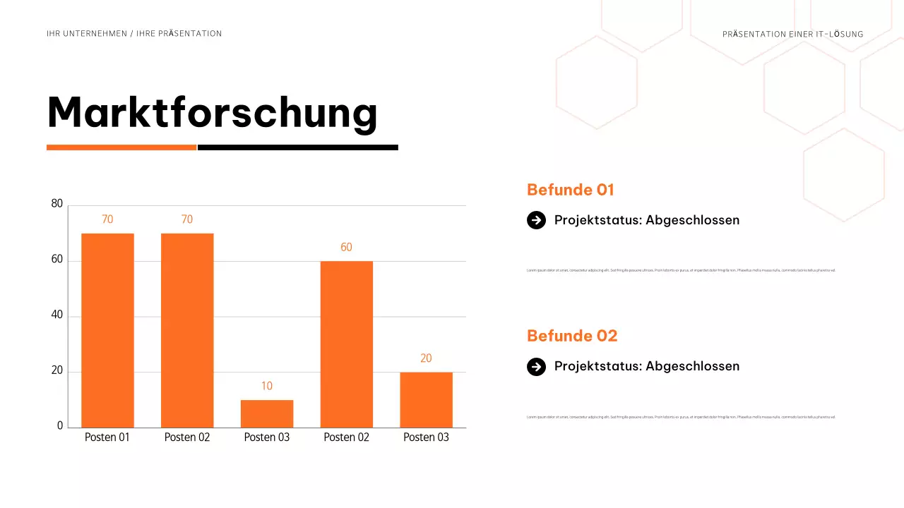 blue modern IT Präsentation